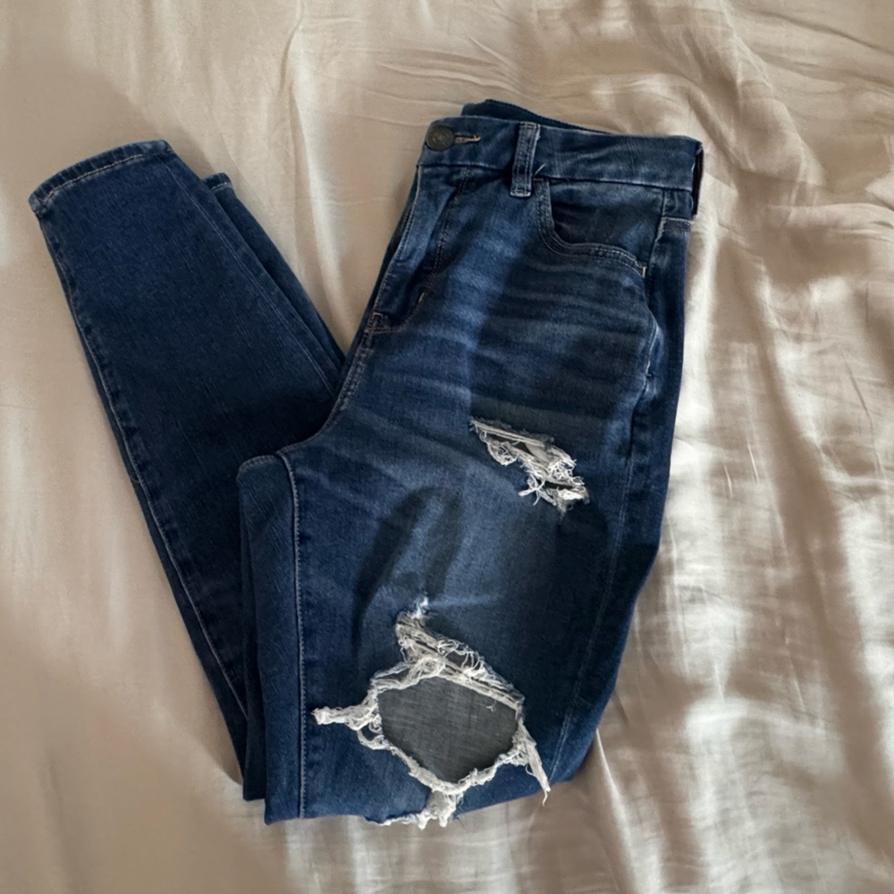 American Eagle size 4 high rise skinny jean